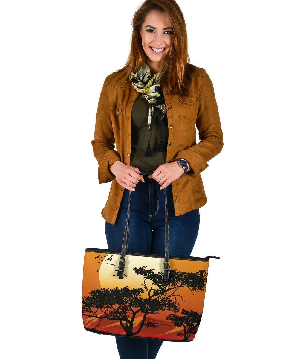 large-leather-tote-bag-sunset-and-tree-in-australia