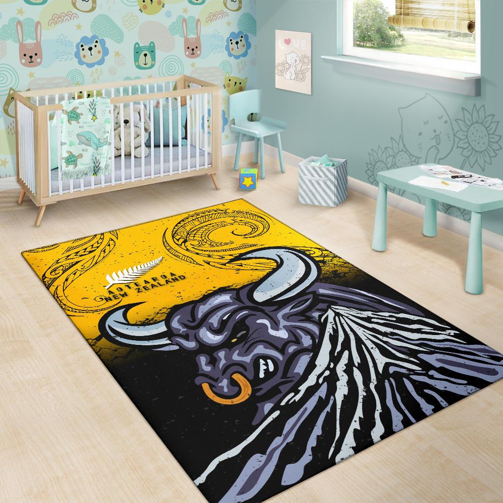 new-zealand-maori-area-rug-taranaki-bull