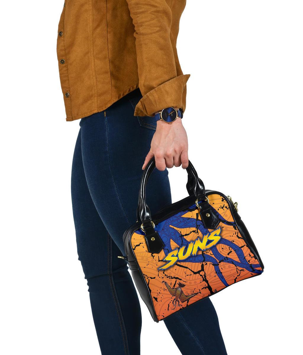 Gold Coast Zip Shoulder Handbag Suns Origin Indigenous - Vibe Hoodie