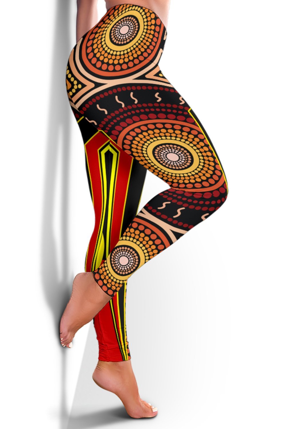 womens-leggings-aboriginal-with-dot-painting-art