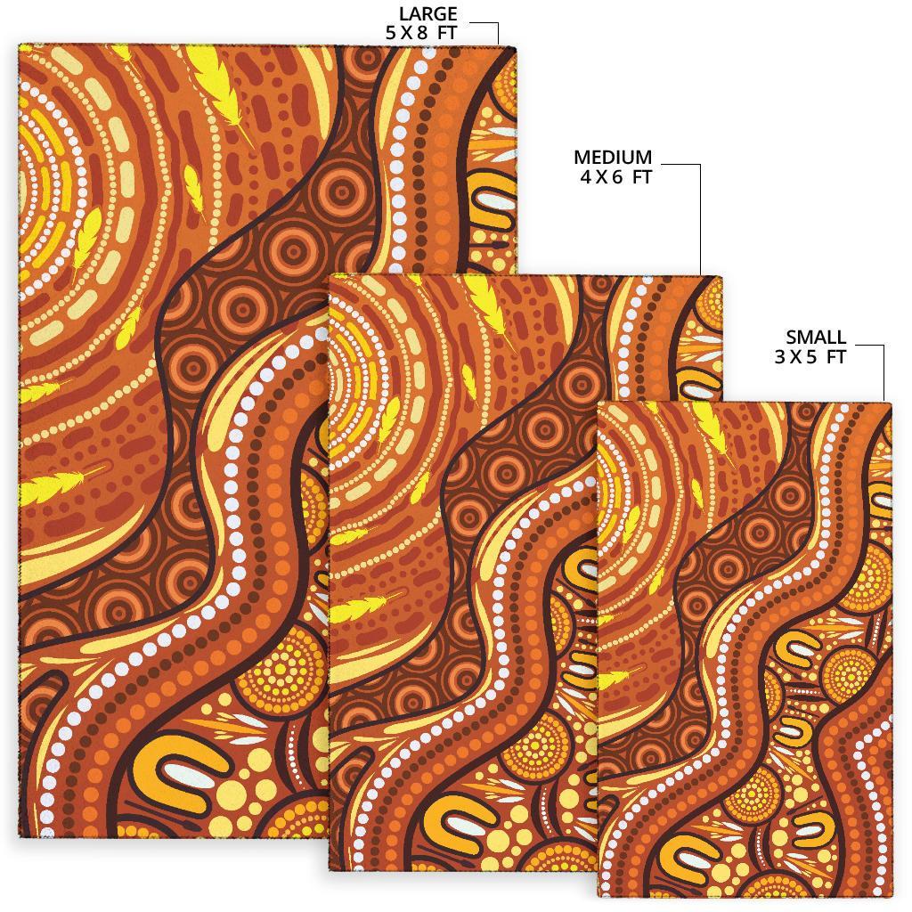 aboriginal-area-rug-landscape-and-the-sun-dot-painting-art