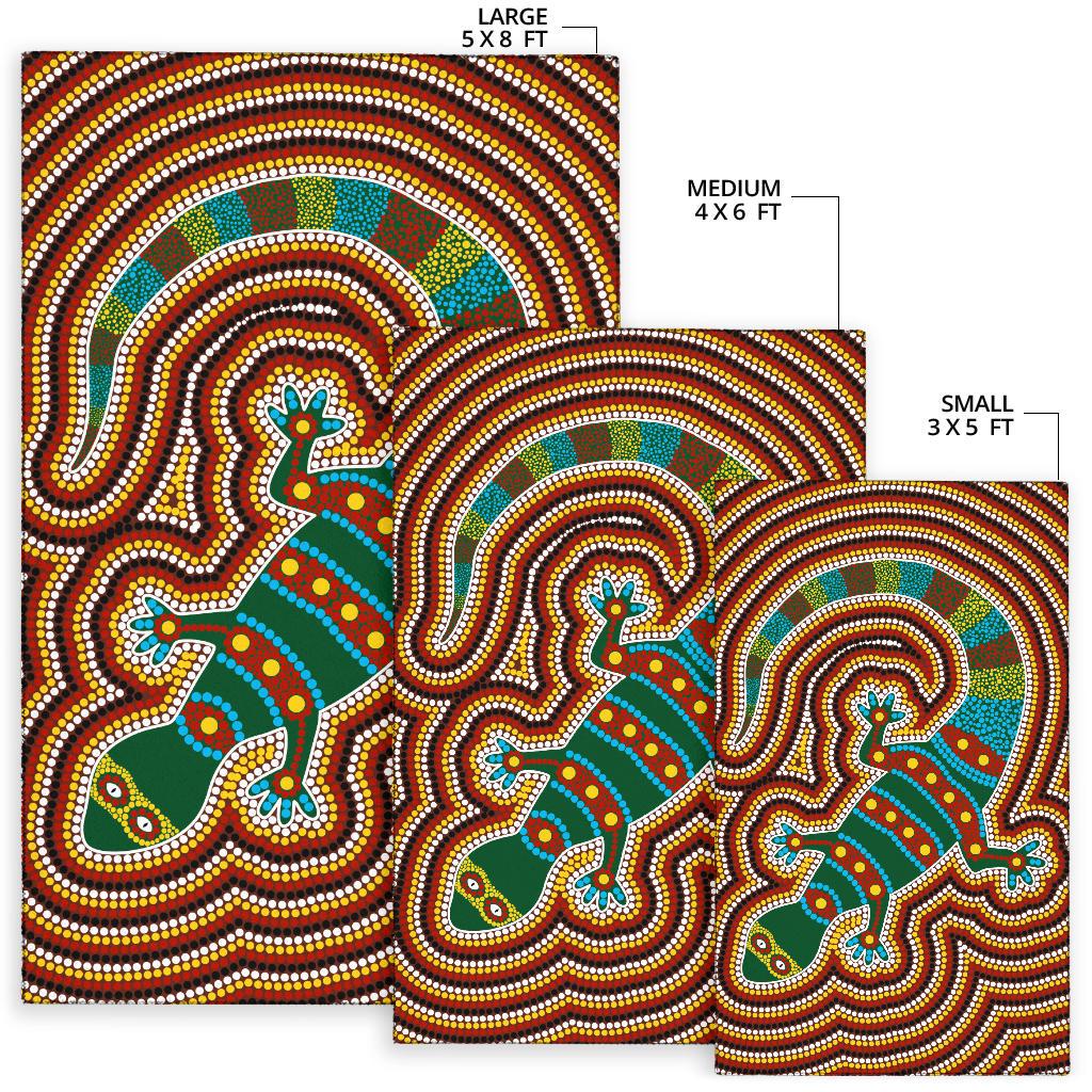 aboriginal-area-rug-lizard-dot-painting-patterns