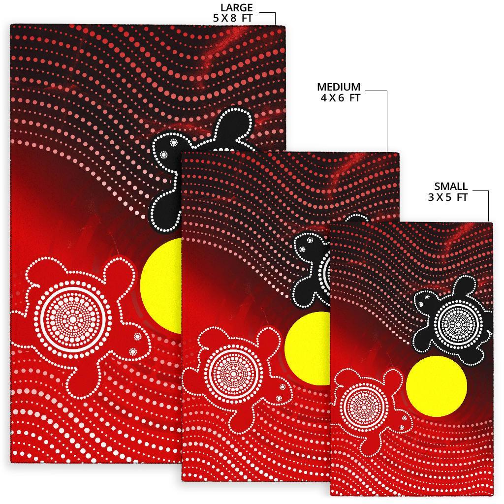 aboriginal-area-rug-indigenous-circle-dot-painting-style