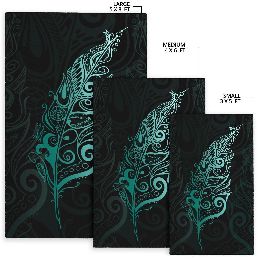 light-silver-fern-area-rug-turquoise