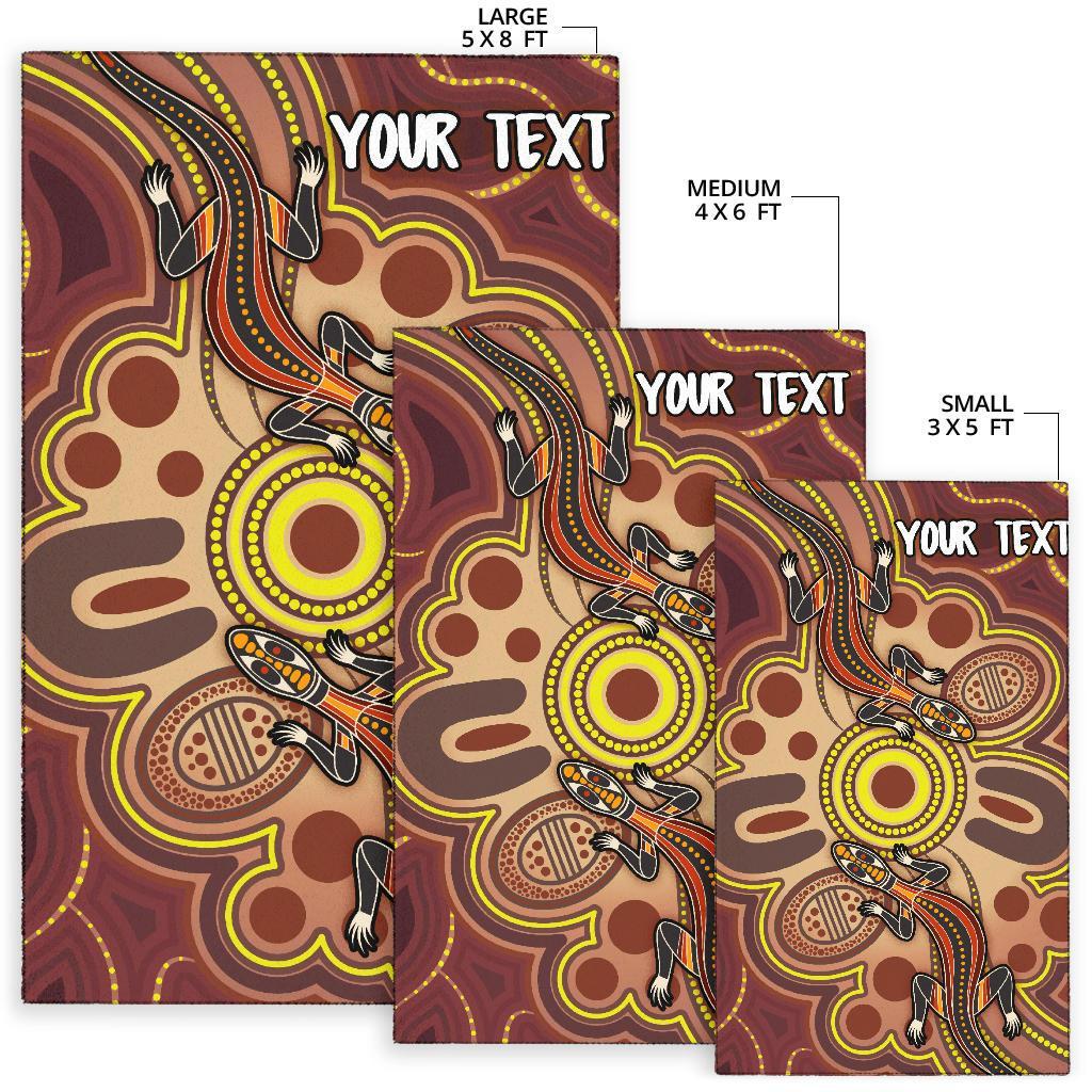 custom-aboriginal-area-rug-indigenous-lizard-dot-painting-art