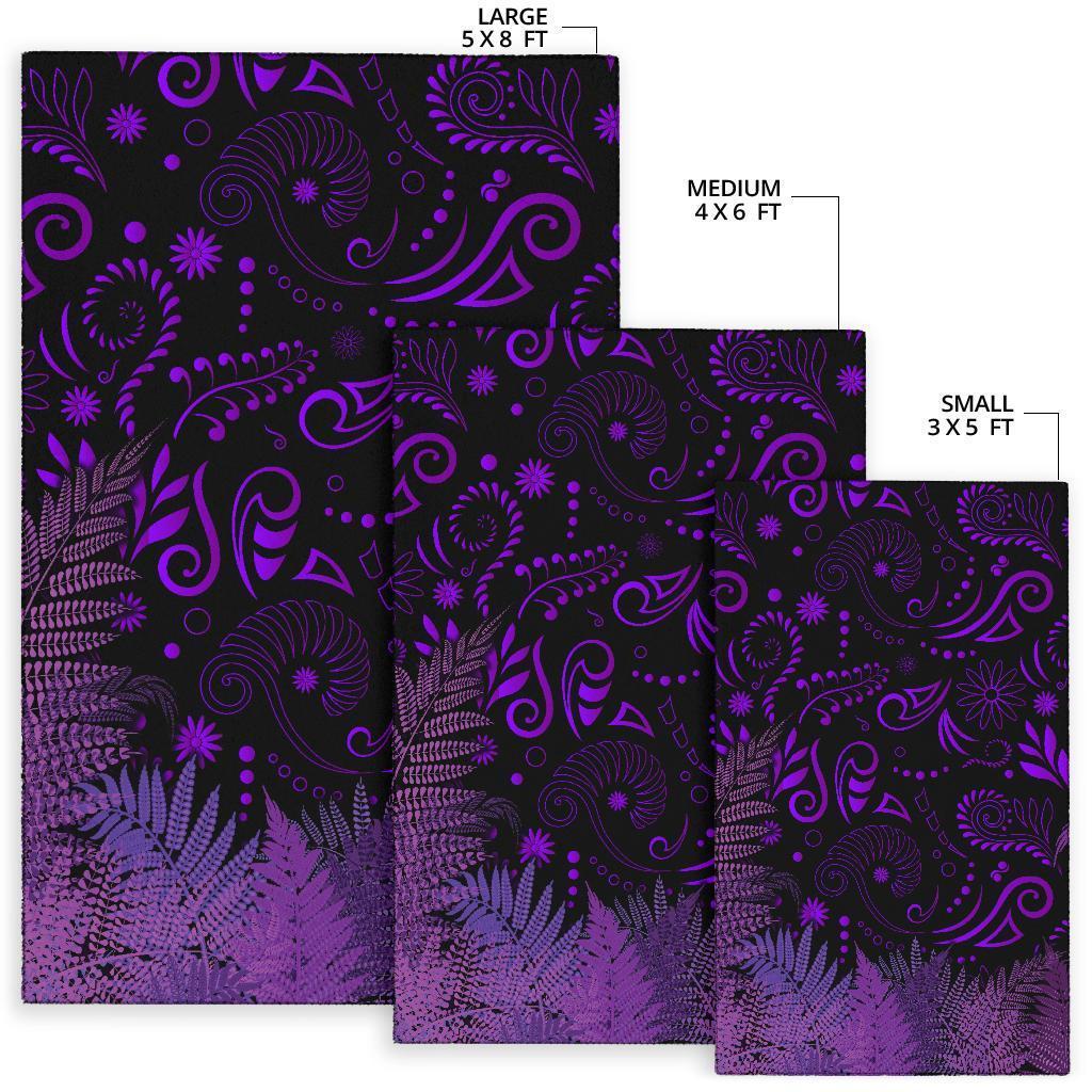 new-zealand-area-rug-silver-fern-aotearoa-vibes-purple