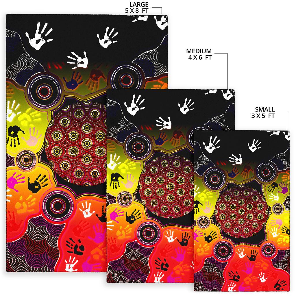 aboriginal-area-rug-indigenous-circle-dot-painting-hand-art