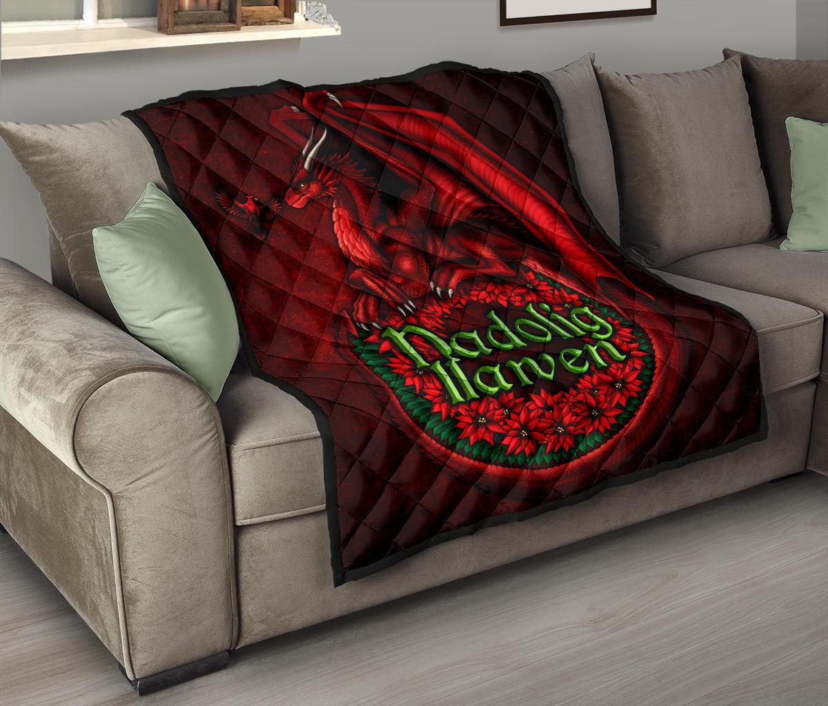 wales-premium-quilt-christmas-dragon