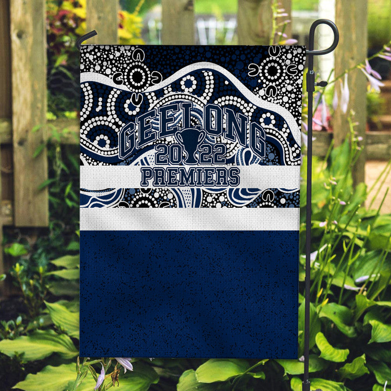 australian-football-league-2022-premiership-geelong-cats-flag