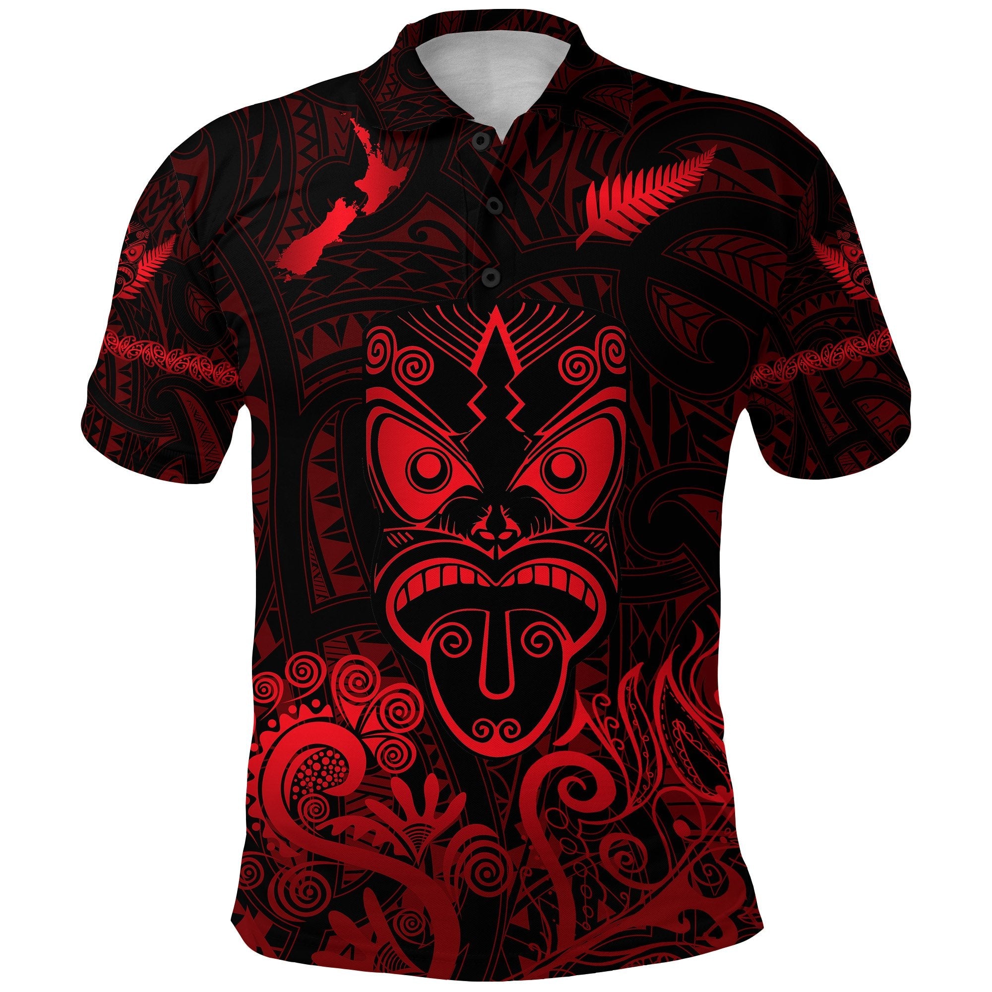 maori-aotearoa-rugby-haka-polo-shirt-new-zealand-silver-fern-red