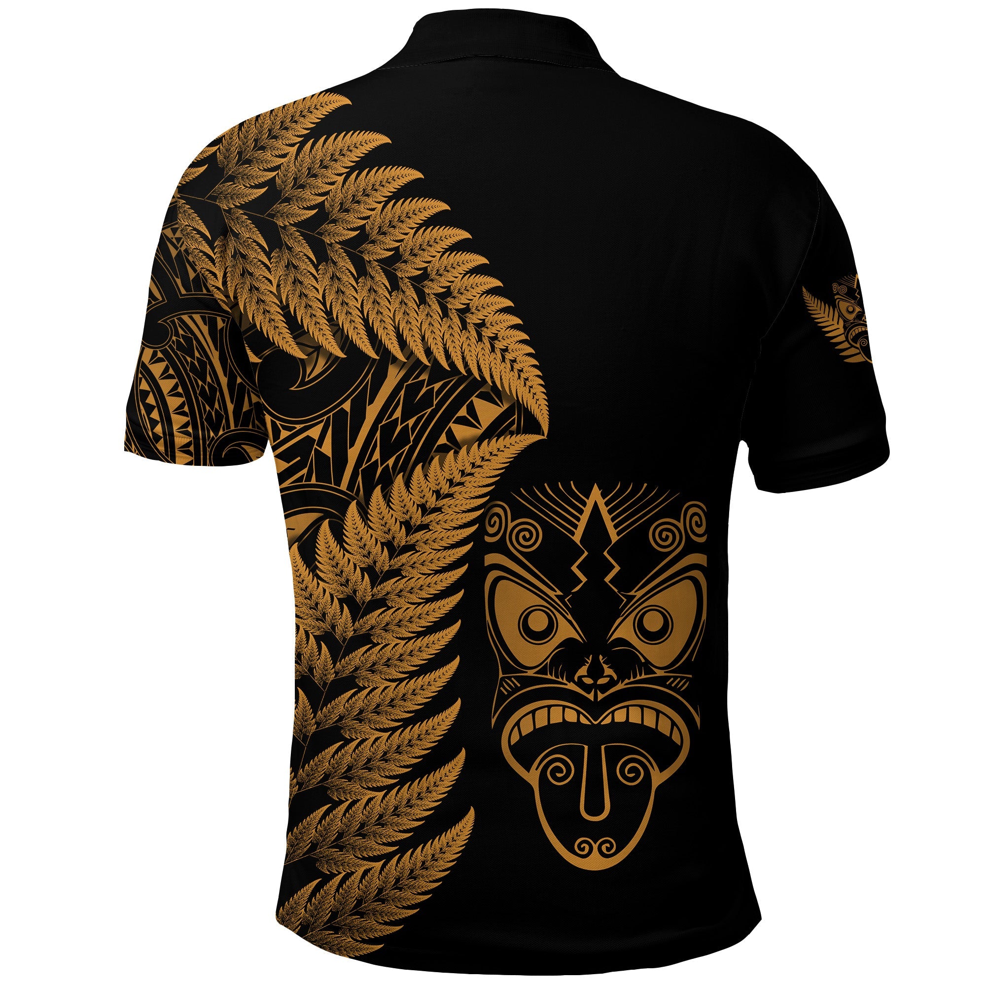 new-zealand-haka-rugby-maori-polo-shirt-silver-fern-vibes-gold