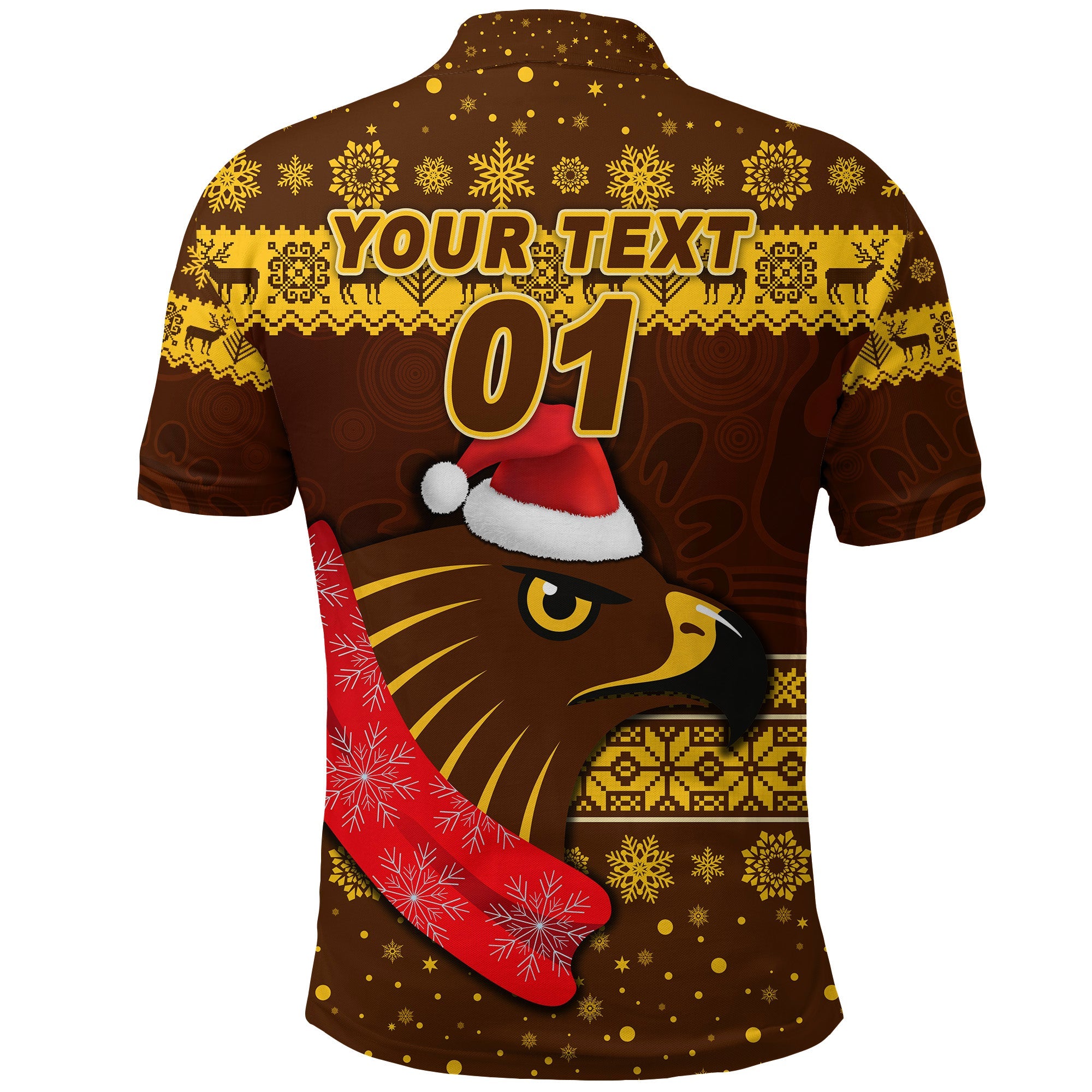 custom-personalised-hawthorn-hawks-polo-shirt-christmas-simple-style-lt8