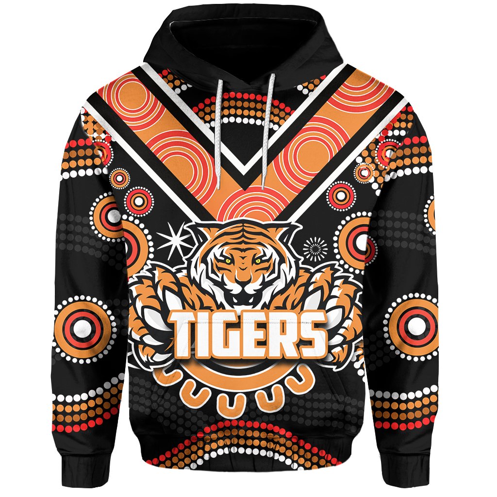 Wests Tigers Hoodie Aboriginal Style