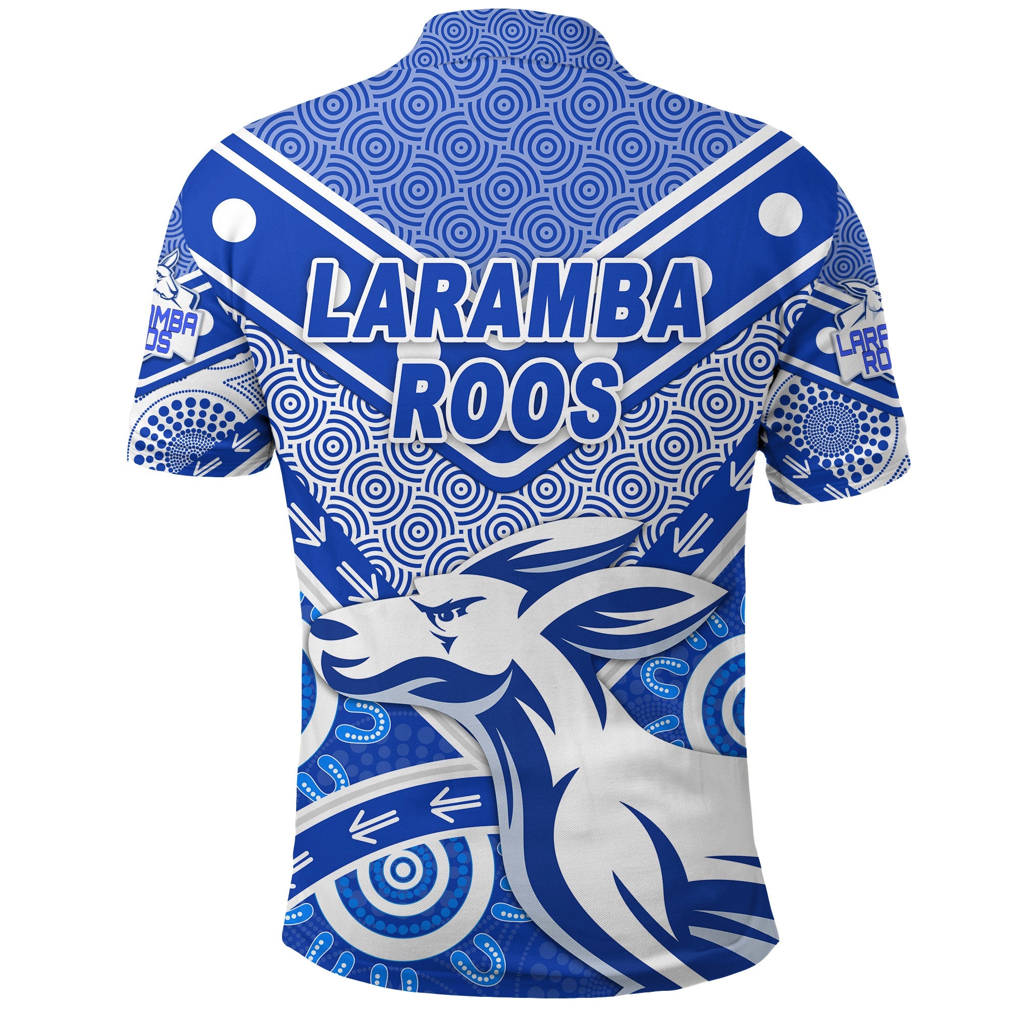 laramba-roos-football-club-polo-shirt-kangaroos-indigenous-style