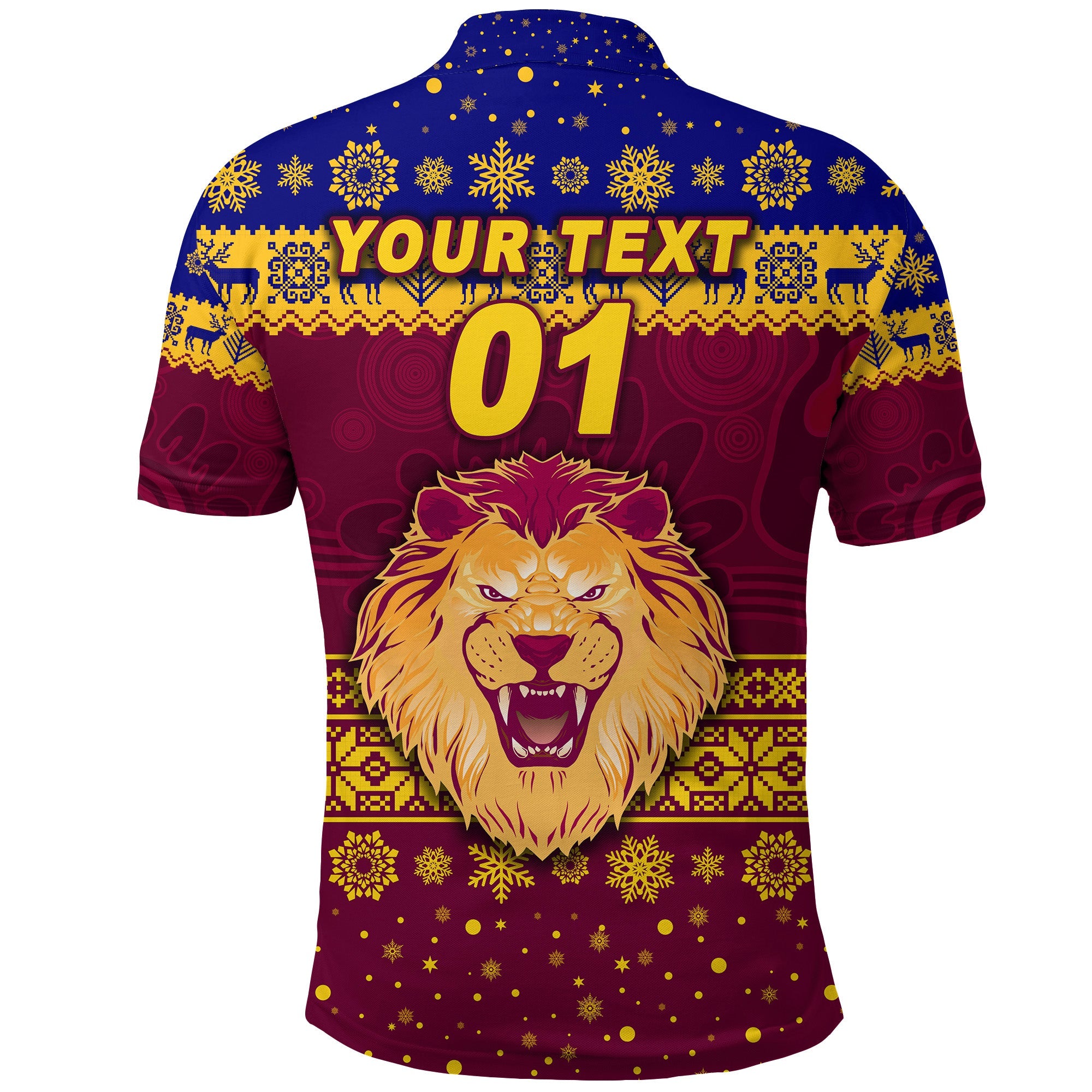 custom-personalised-brisbane-lions-polo-shirt-christmas-simple-style