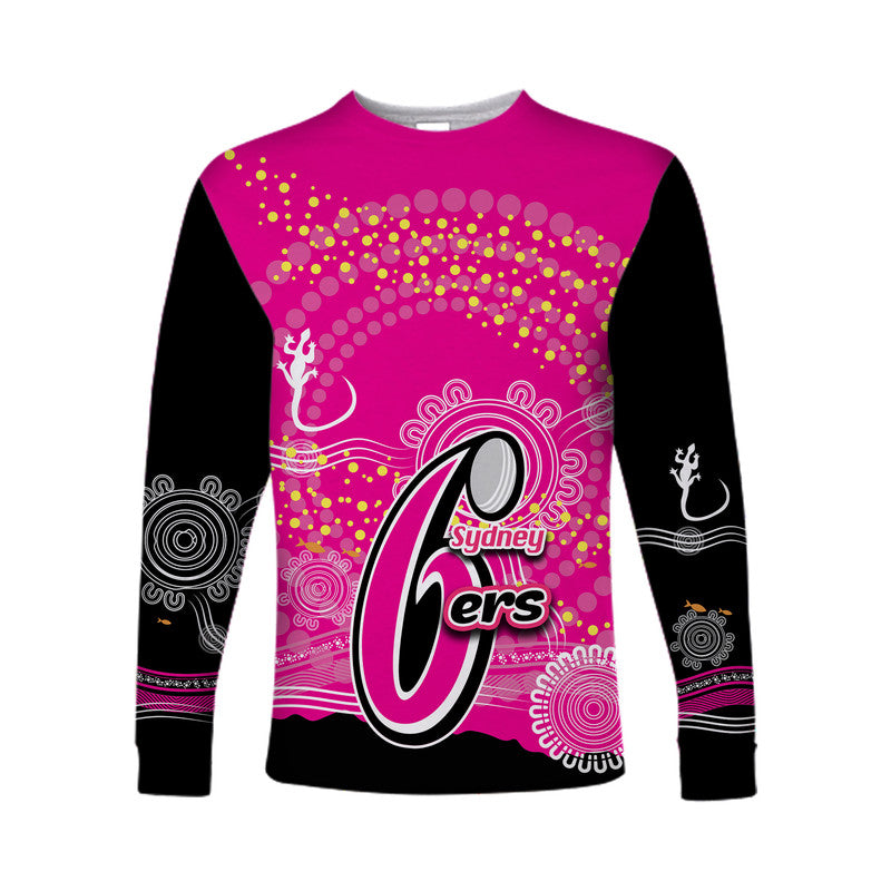 custom-personalised-and-number-sydney-sixers-long-sleeve-shirts-cricket-aboriginal-vibe