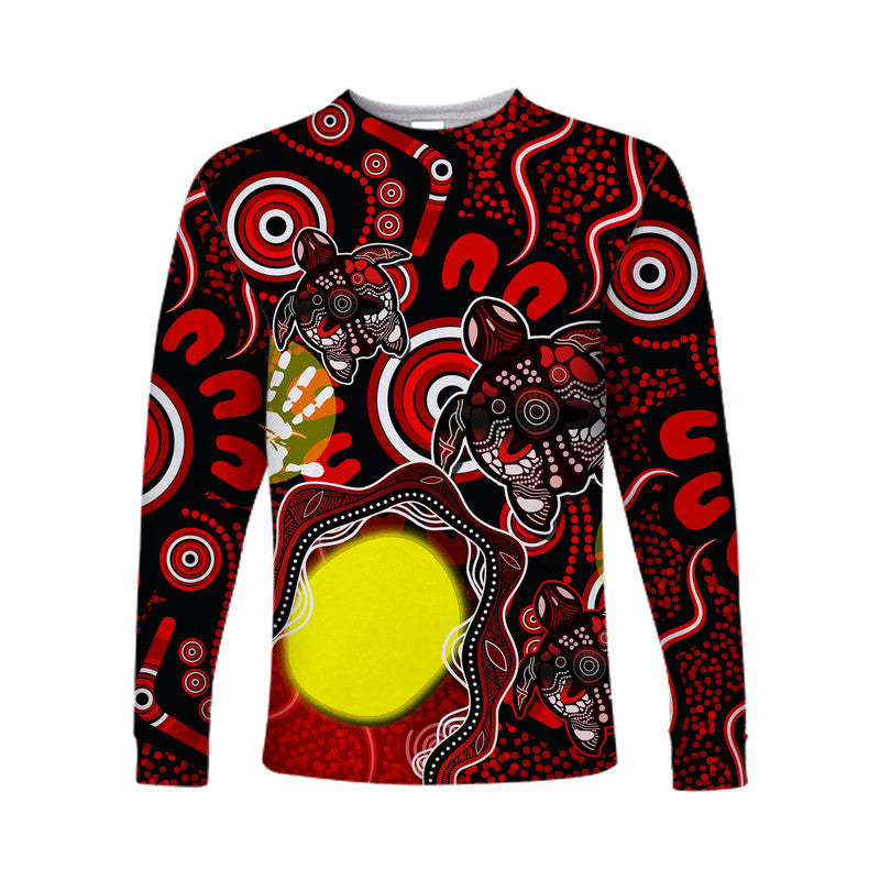 custom-personalised-aboriginal-flag-naidoc-turtle-long-sleeve-shirt