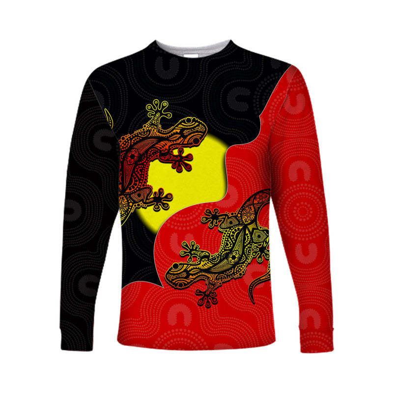 custom-personalised-aboriginal-flag-mix-lizard-long-sleeve-shirts