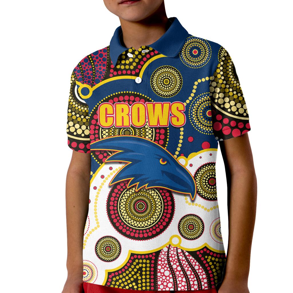 custom-personalised-and-number-crows-afl-kid-polo-shirt-aboriginal-patterns