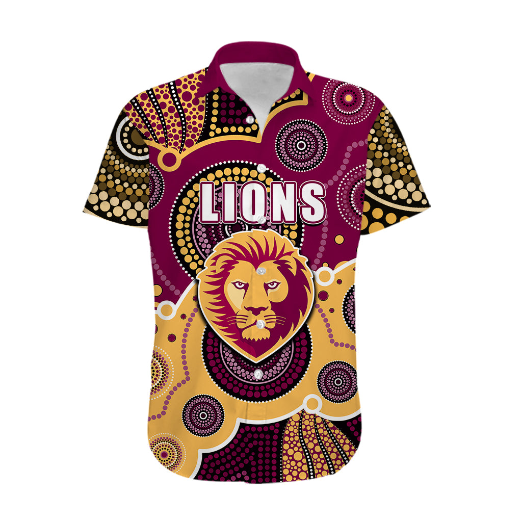 custom-personalised-and-number-lions-afl-hawaiian-shirt-aboriginal-patterns