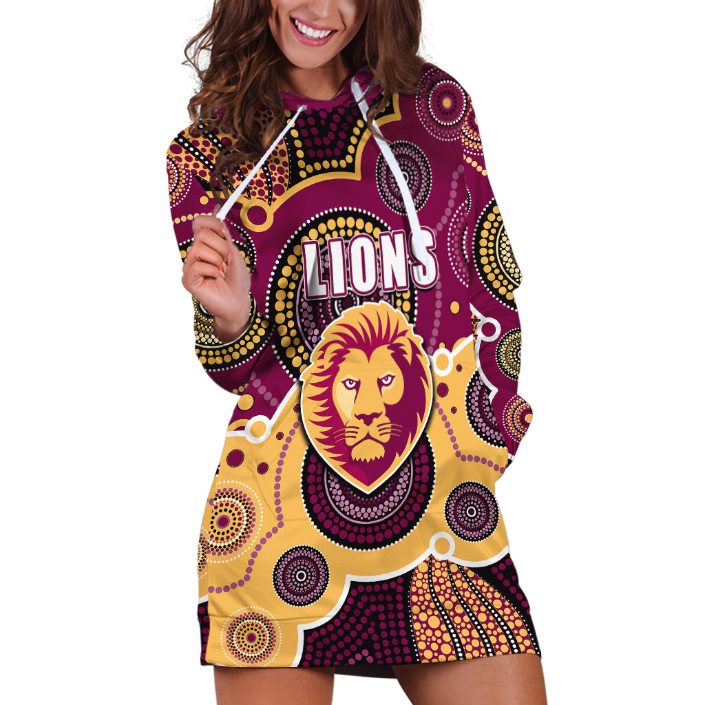 custom-personalised-and-number-lions-afl-hoodie-dress-aboriginal-patterns