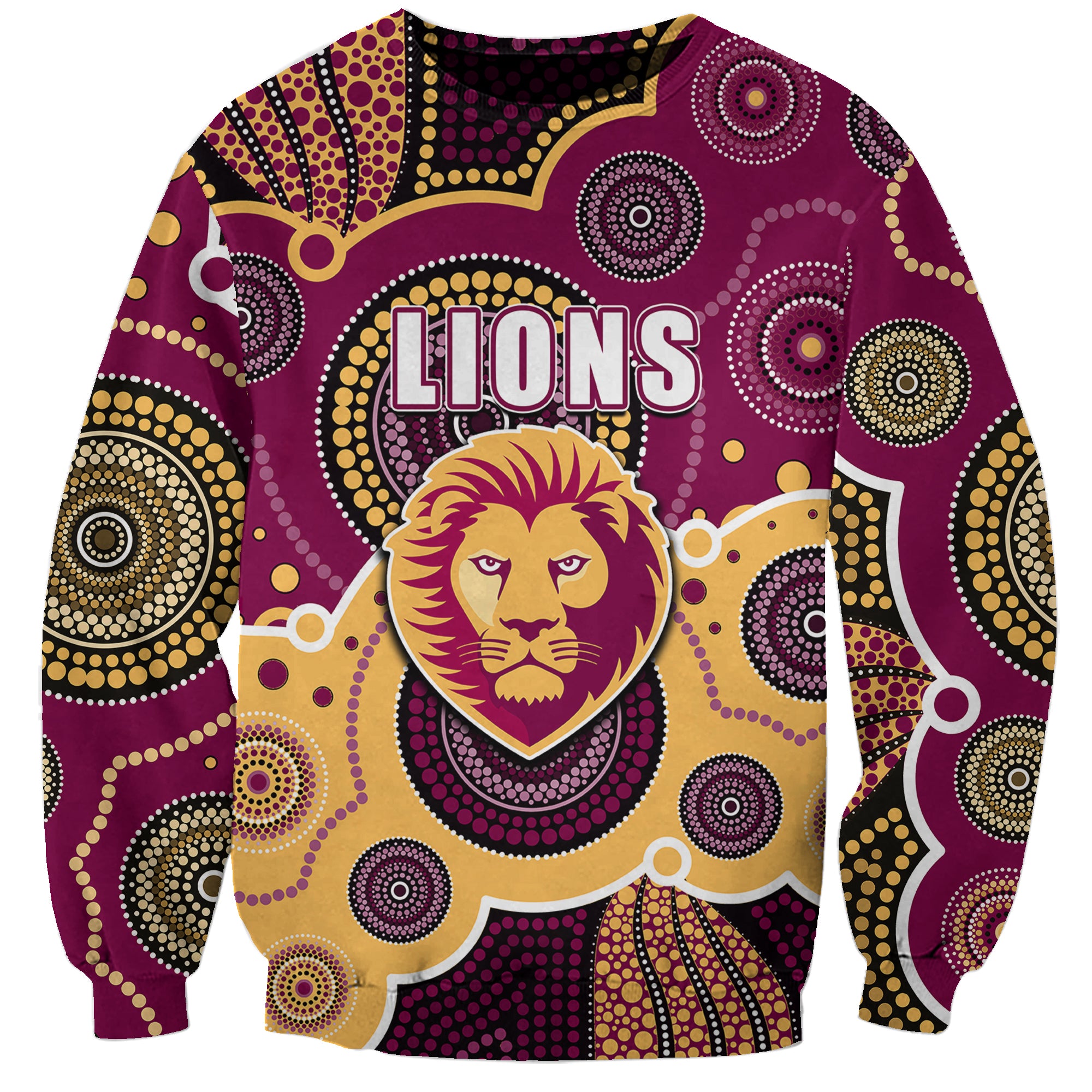 custom-personalised-and-number-lions-afl-sweatshirt-aboriginal-patterns