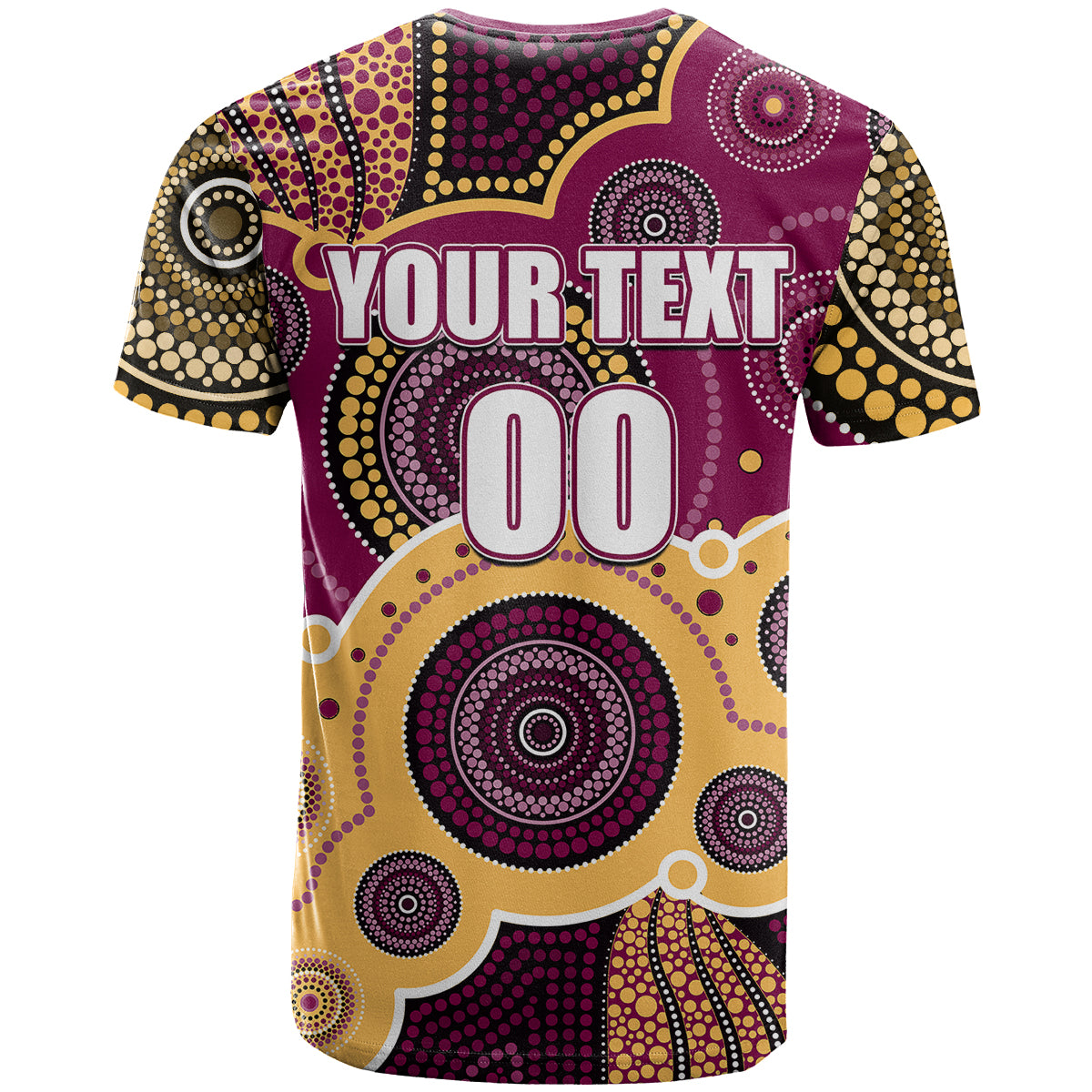 custom-personalised-and-number-lions-afl-t-shirt-aboriginal-patterns