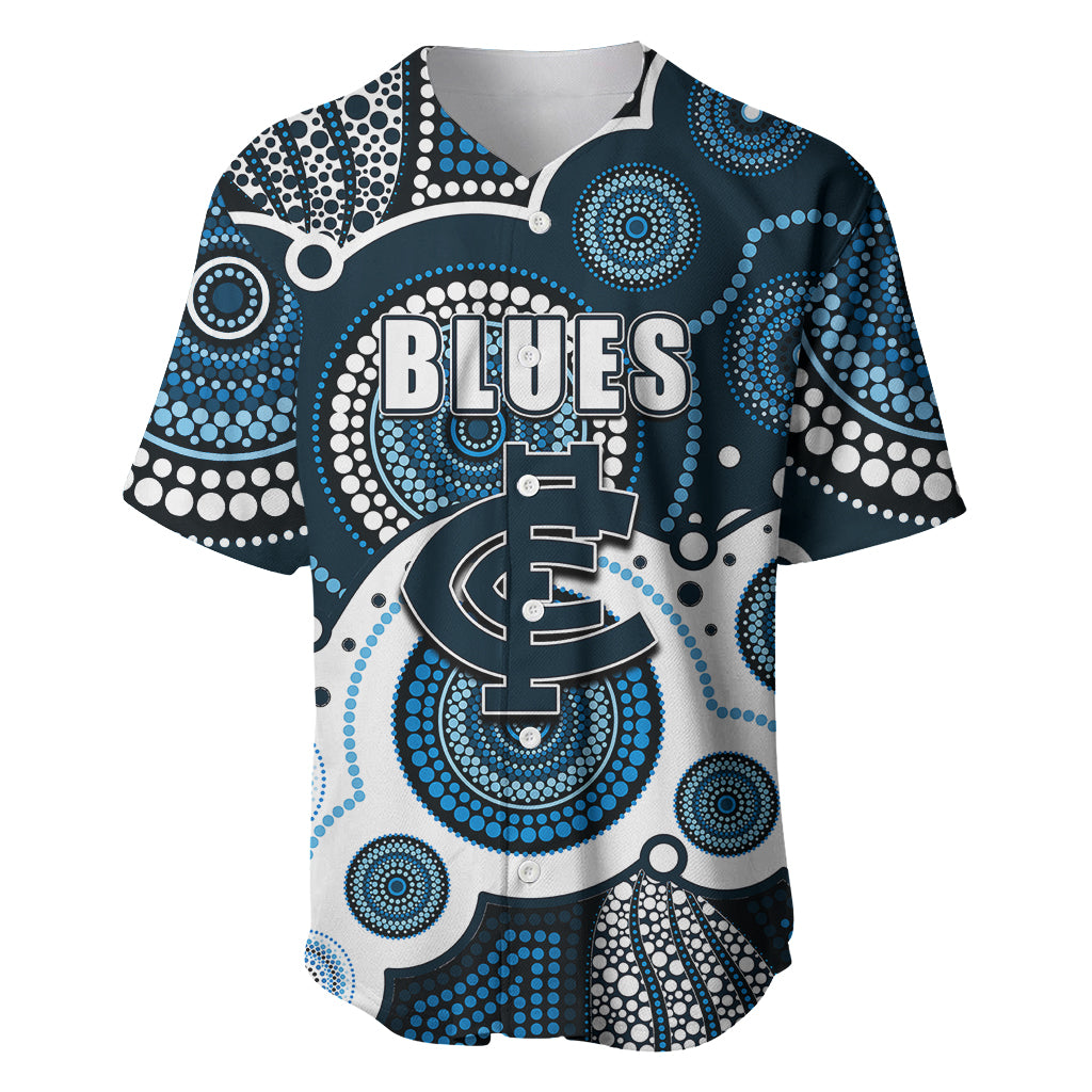 custom-personalised-and-number-blues-afl-baseball-jersey-aboriginal-patterns