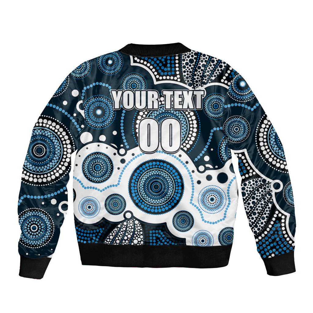 custom-personalised-and-number-blues-afl-bomber-jacket-aboriginal-patterns