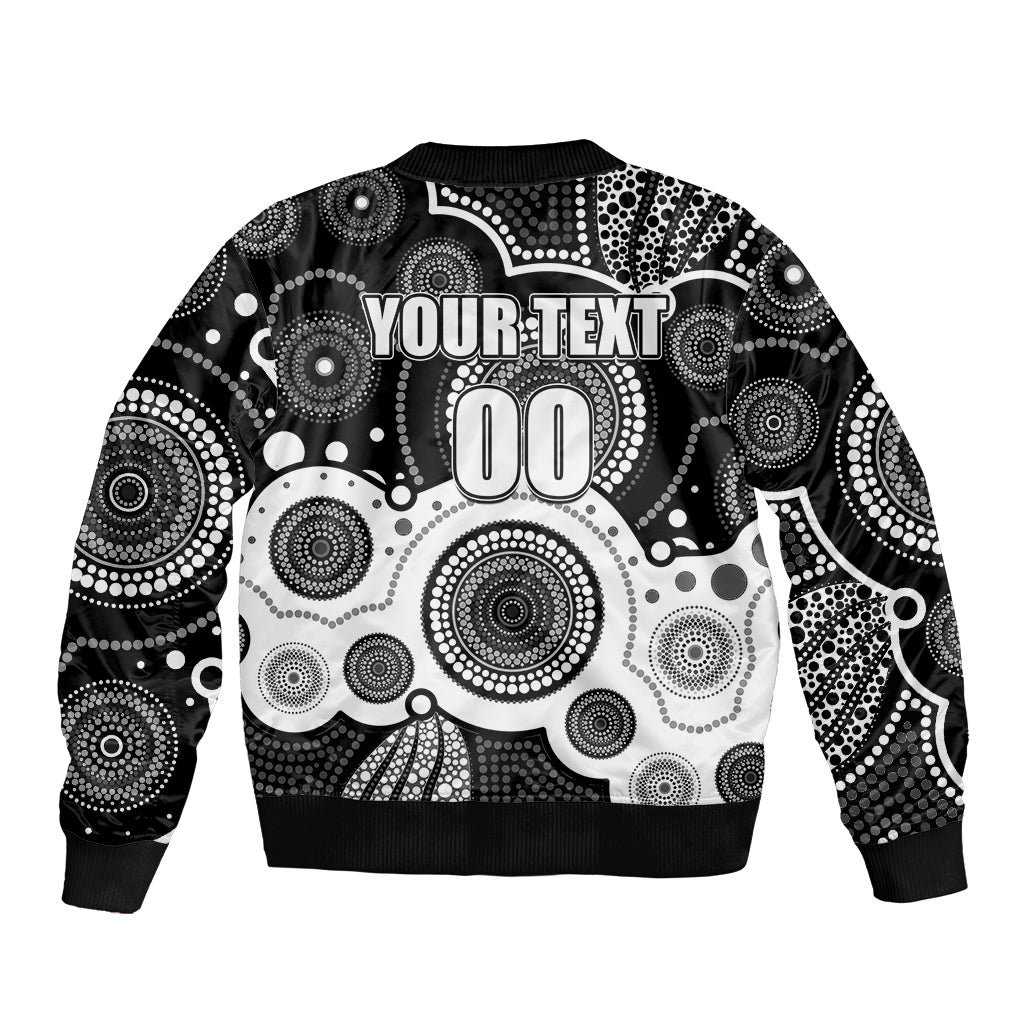 custom-personalised-and-number-magpies-afl-bomber-jacket-aboriginal-patterns