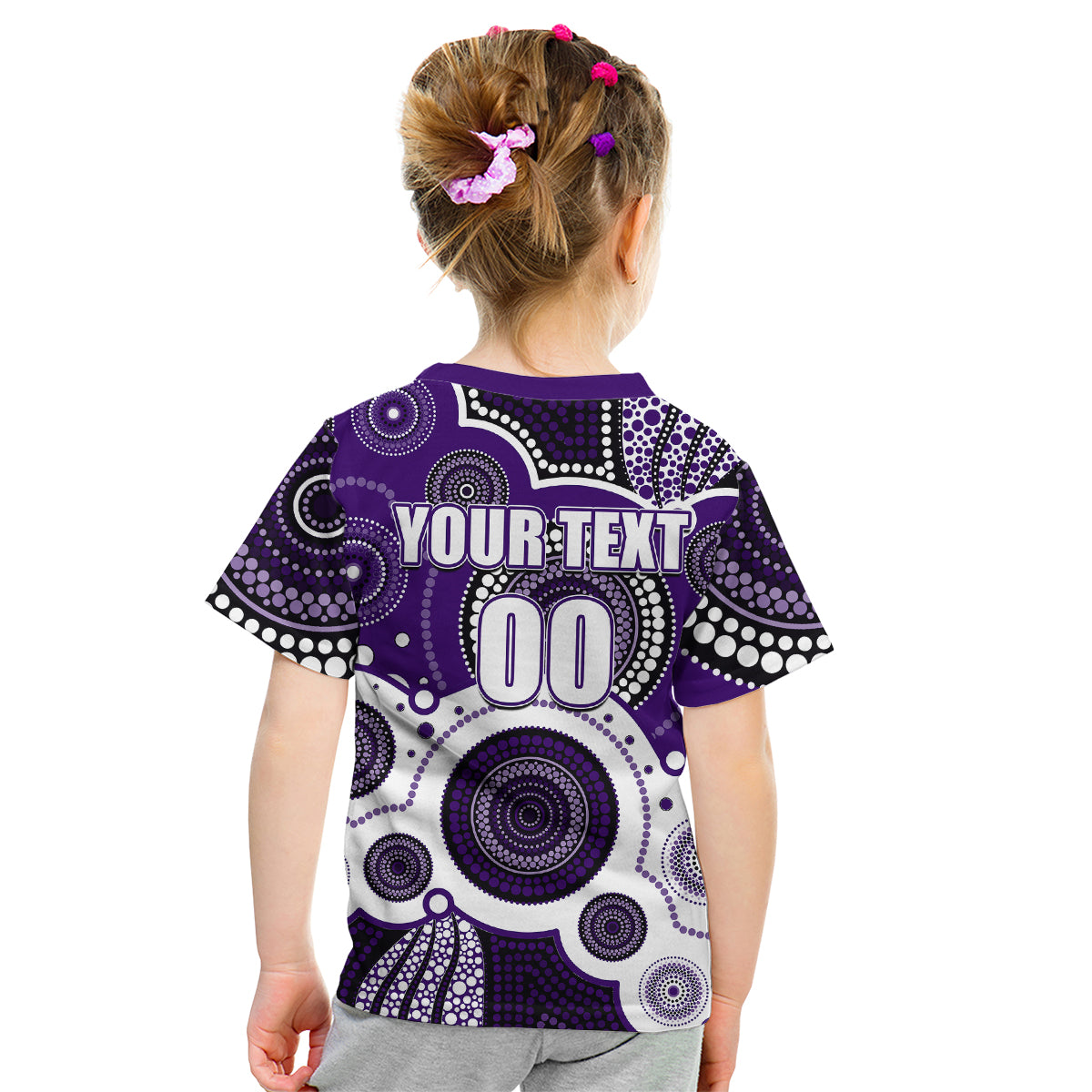 custom-personalised-and-number-freo-afl-kid-t-shirt-aboriginal-patterns