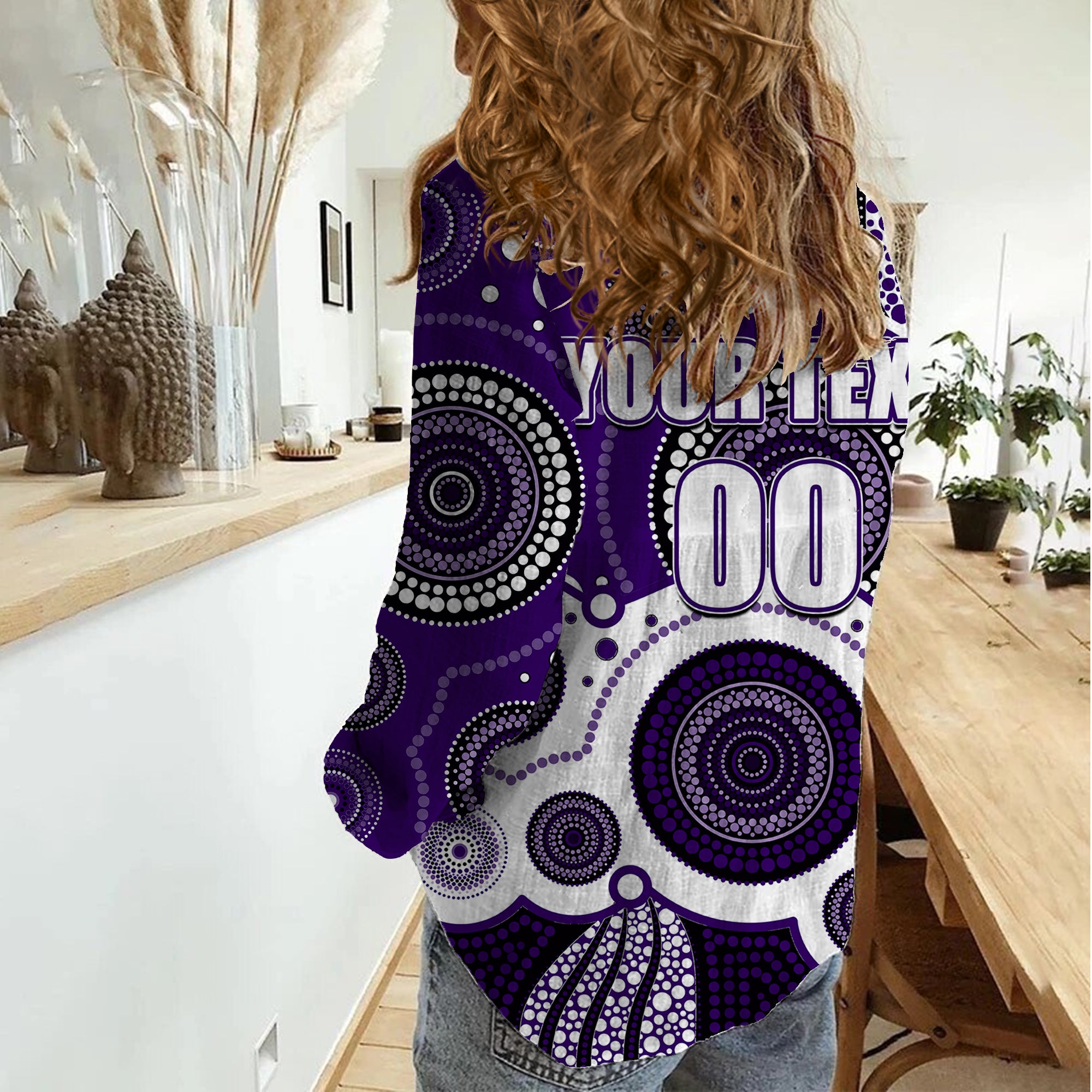 custom-personalised-and-number-freo-afl-women-casual-shirt-aboriginal-patterns