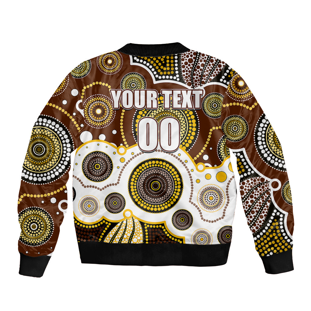 custom-personalised-and-number-hawks-afl-bomber-jacket-aboriginal-patterns