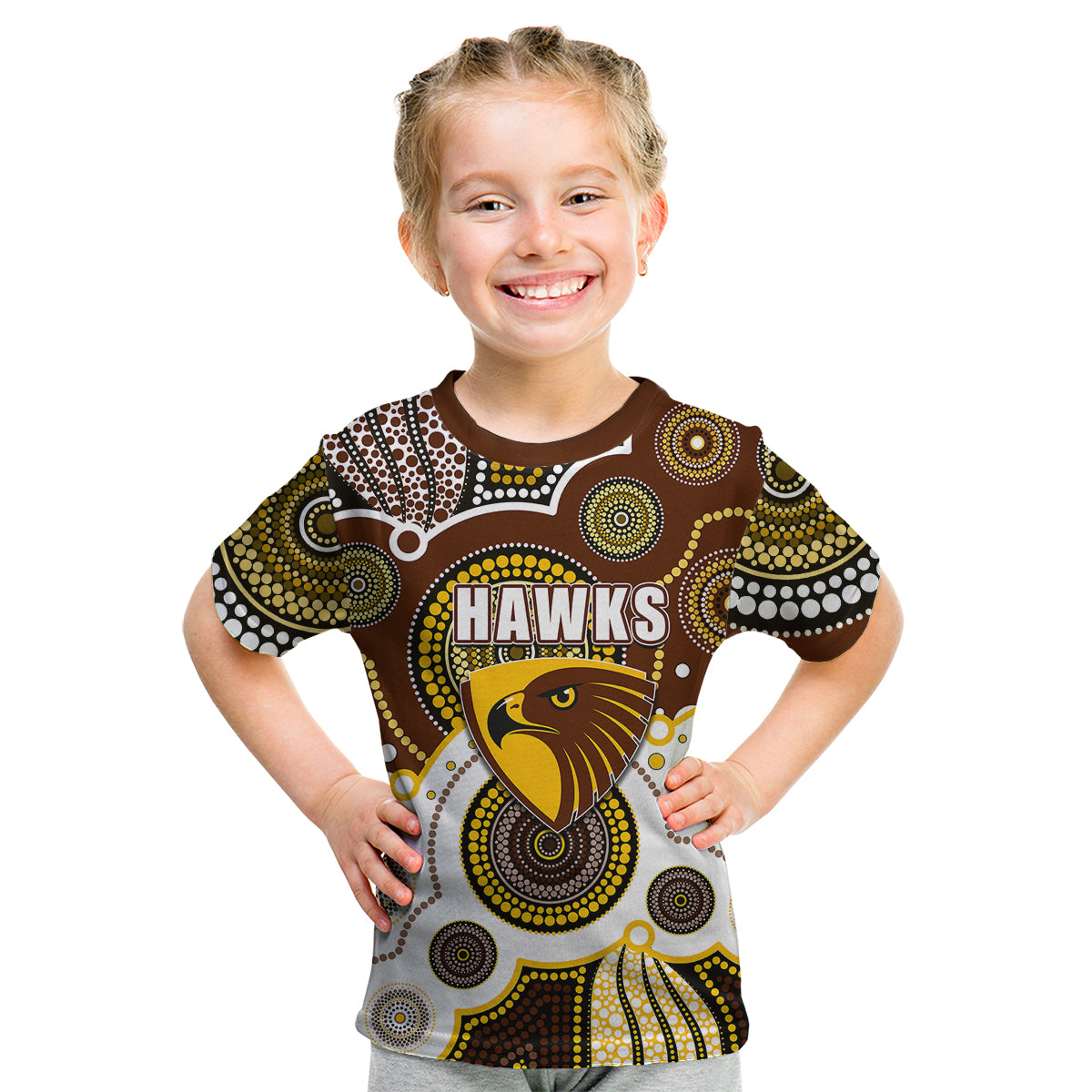 custom-personalised-and-number-hawks-afl-kid-t-shirt-aboriginal-patterns