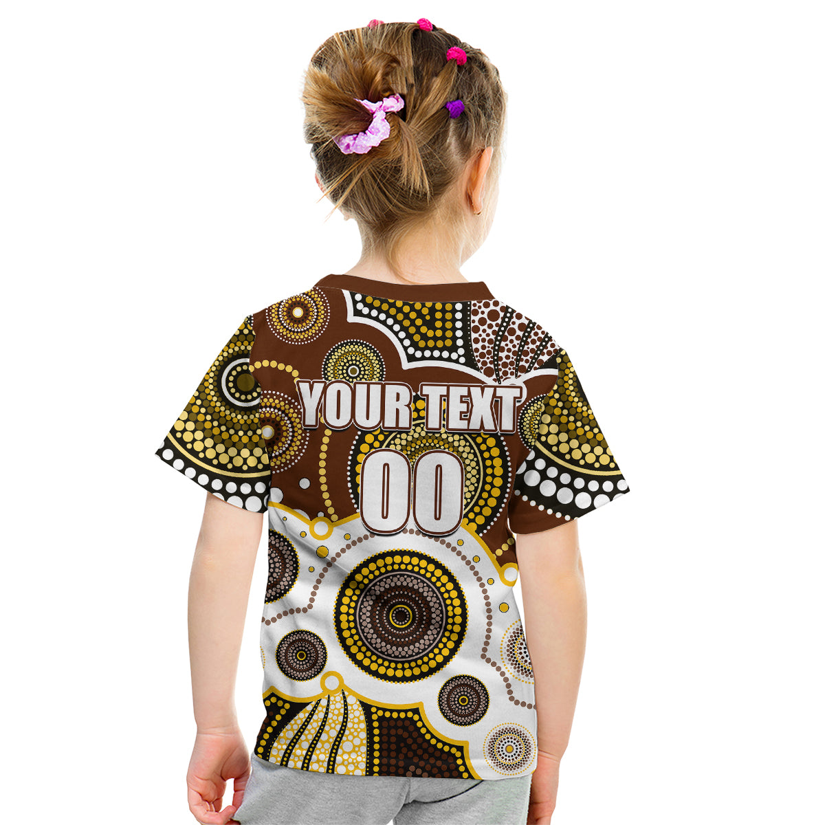 custom-personalised-and-number-hawks-afl-kid-t-shirt-aboriginal-patterns