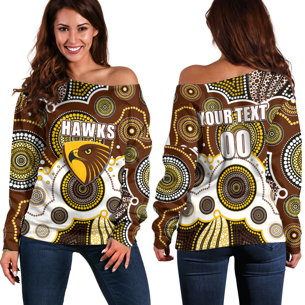 custom-personalised-and-number-hawks-afl-off-shoulder-sweater-aboriginal-patterns