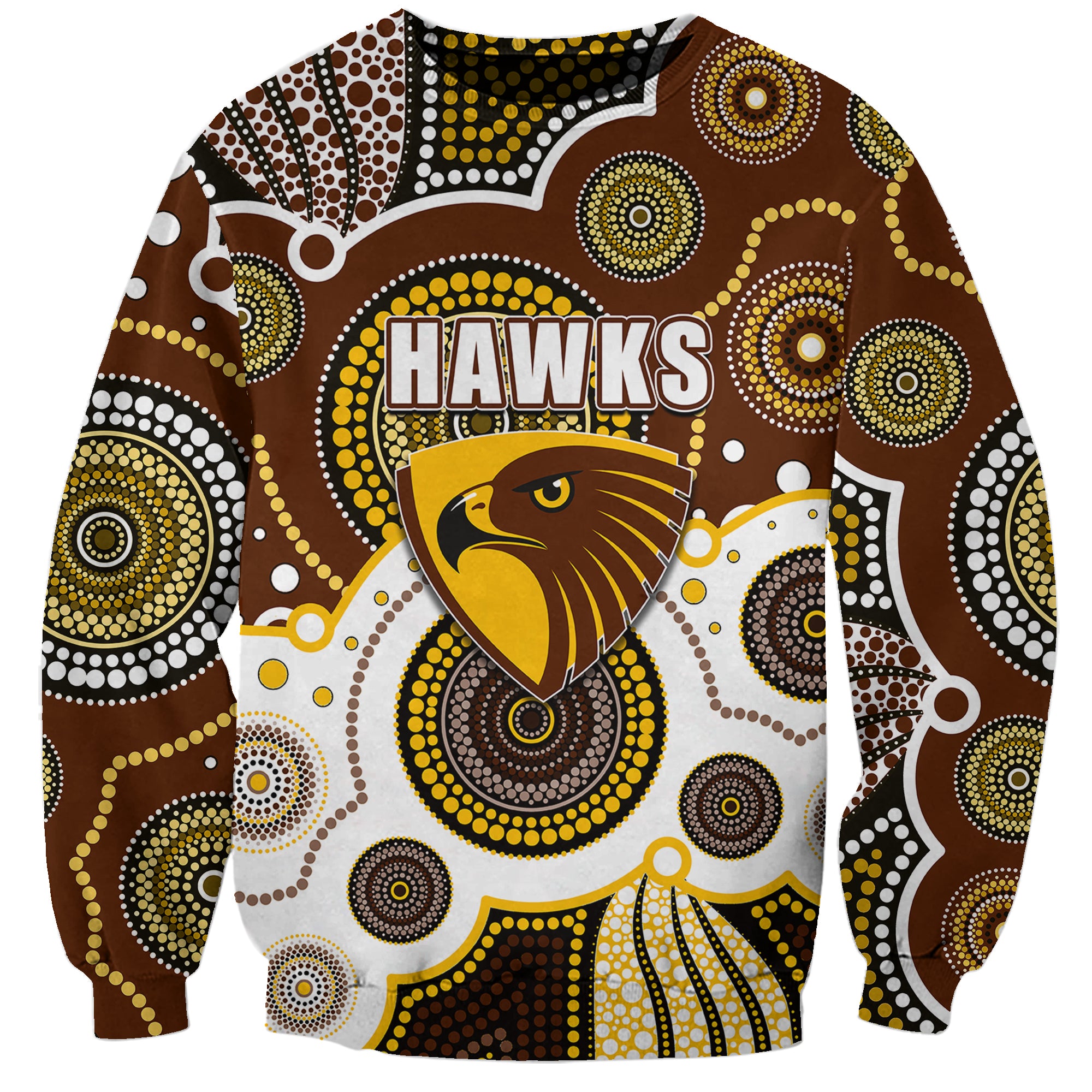 custom-personalised-and-number-hawks-afl-sweatshirt-aboriginal-patterns