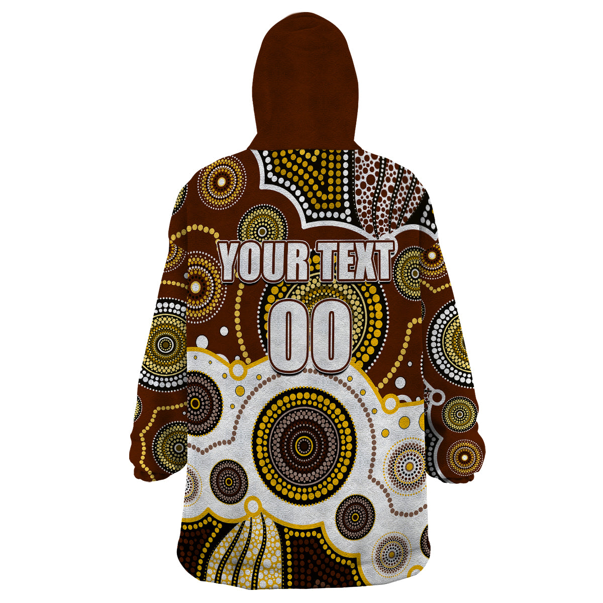 custom-personalised-and-number-hawks-afl-wearable-blanket-hoodie-aboriginal-patterns