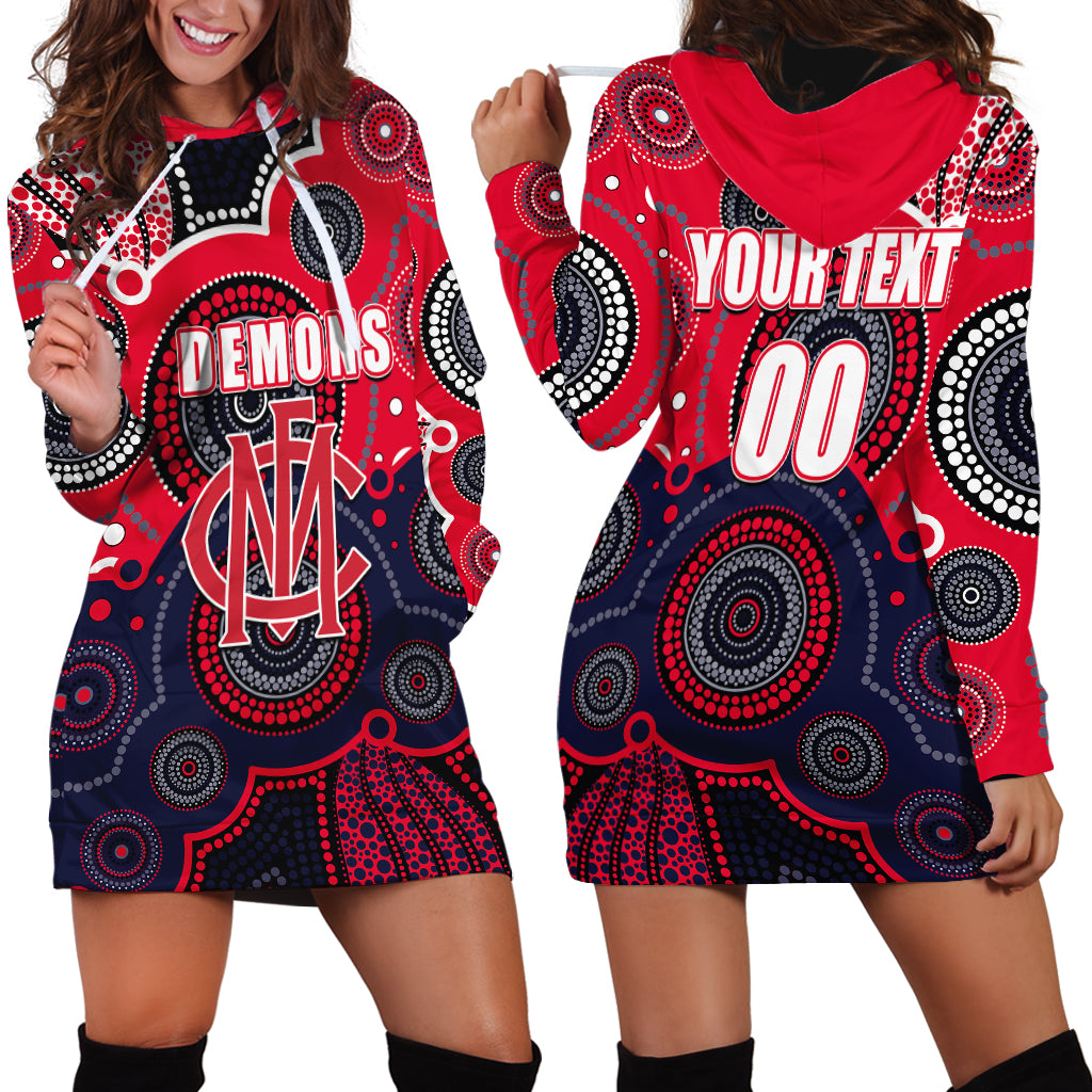 custom-personalised-and-number-demons-afl-hoodie-dress-aboriginal-patterns