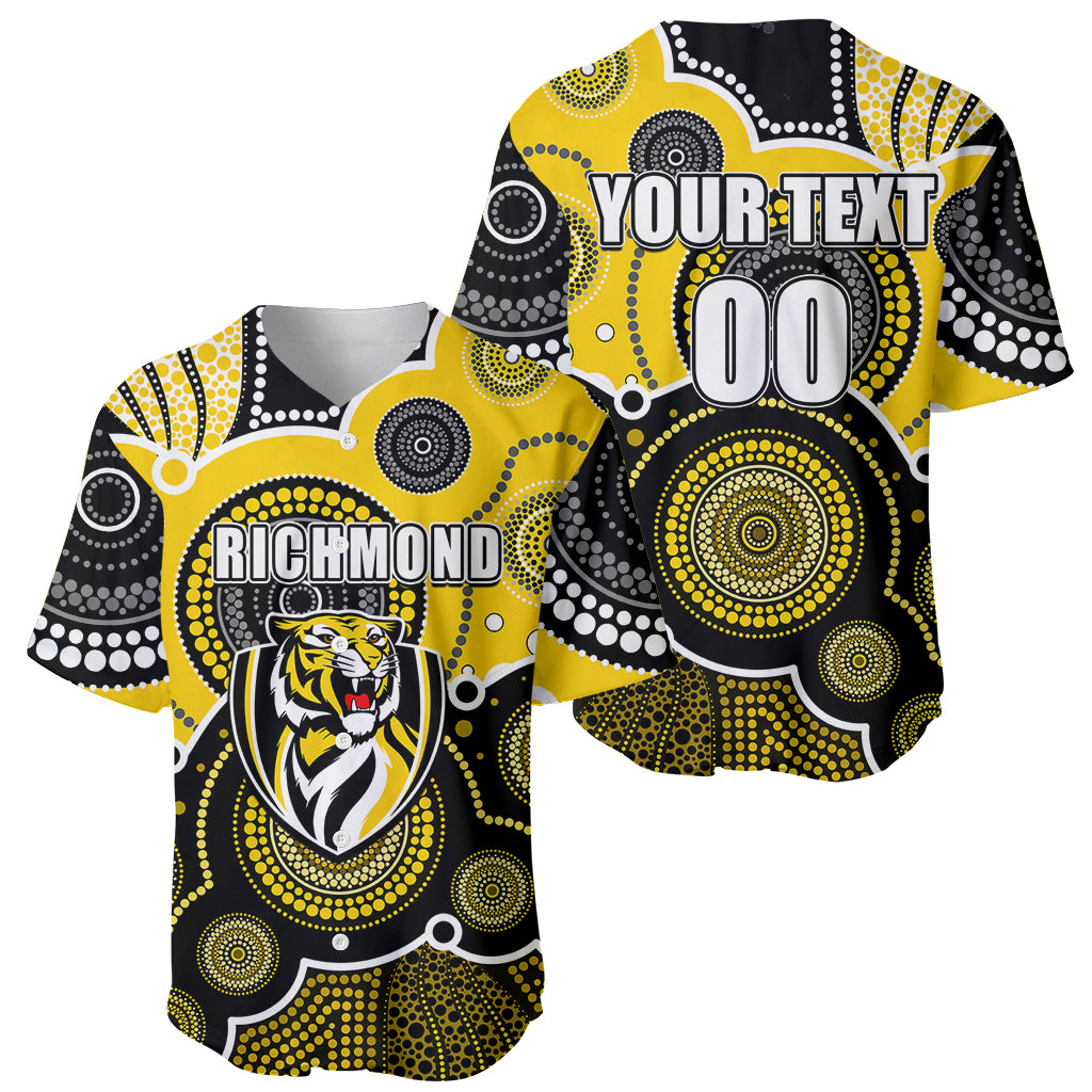 custom-personalised-and-number-yellow-afl-baseball-jersey-aboriginal-patterns