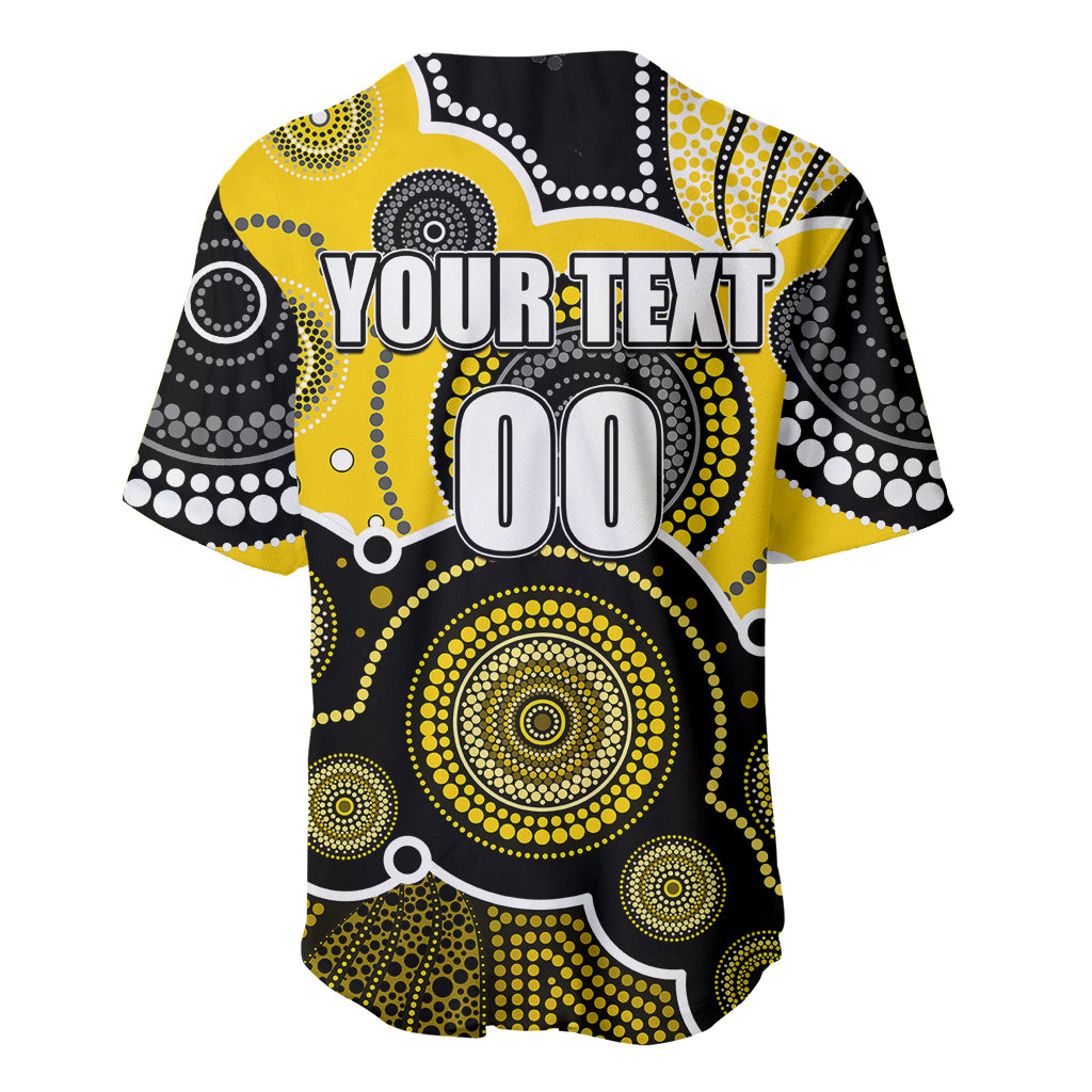 custom-personalised-and-number-yellow-afl-baseball-jersey-aboriginal-patterns