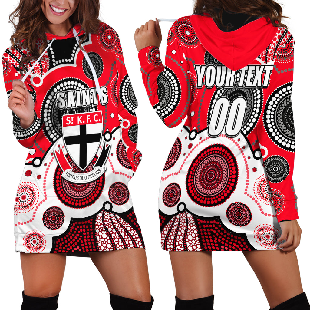 custom-personalised-and-number-saints-afl-hoodie-dress-aboriginal-patterns