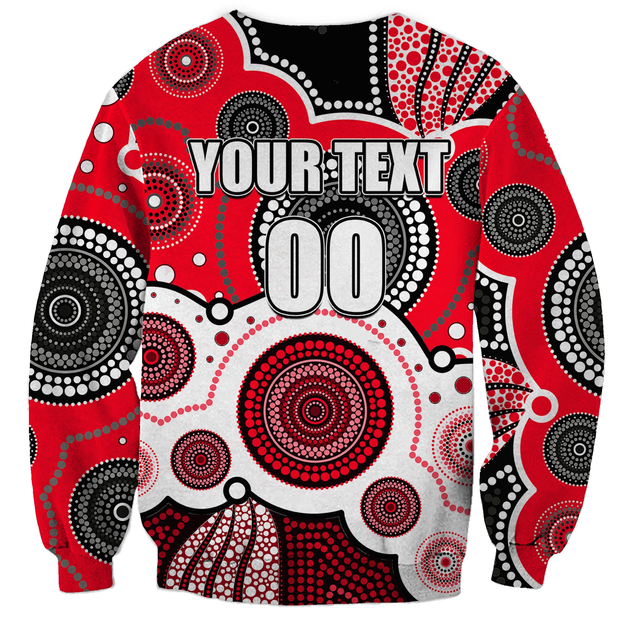 custom-personalised-and-number-saints-afl-sweatshirt-aboriginal-patterns