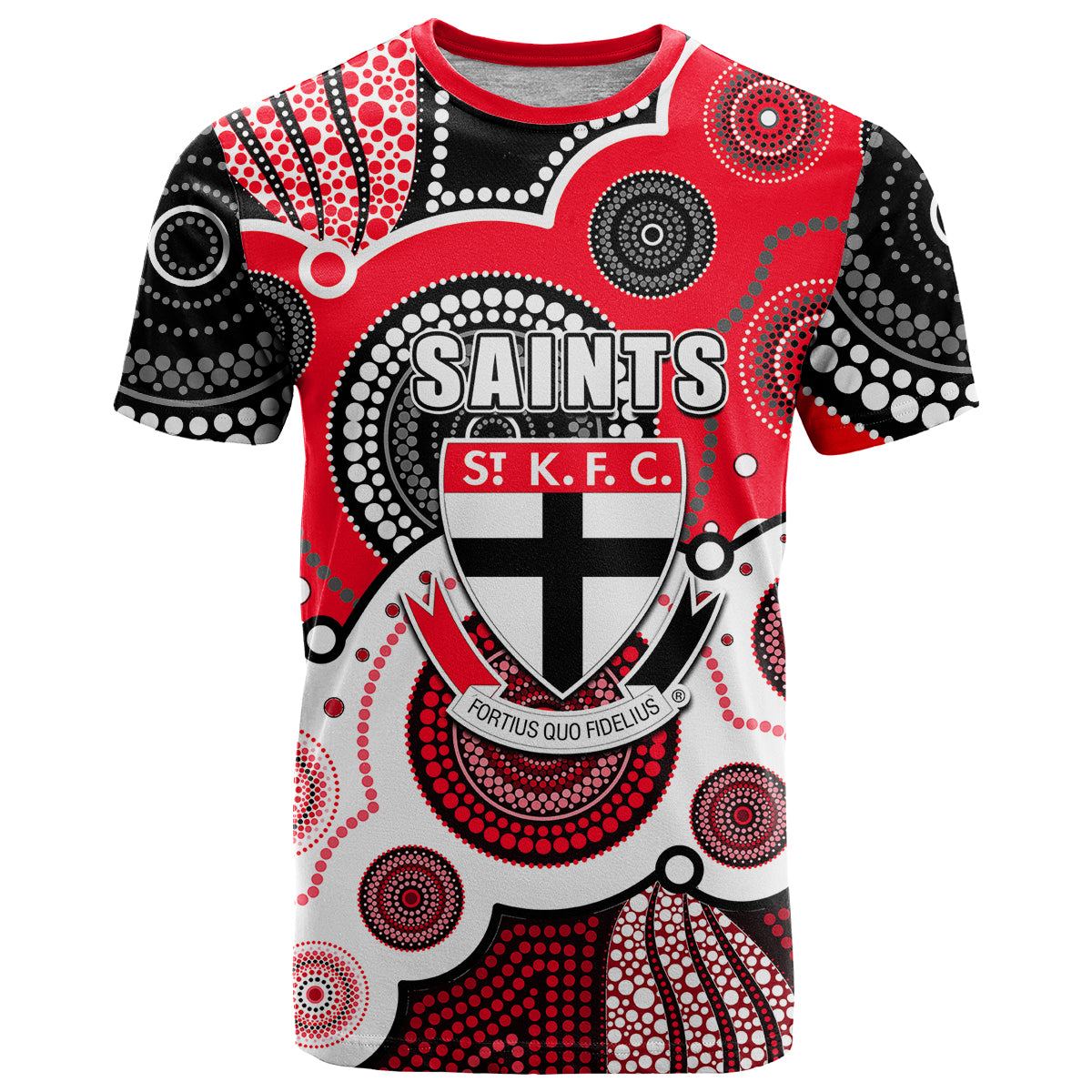 custom-personalised-and-number-saints-afl-t-shirt-aboriginal-patterns