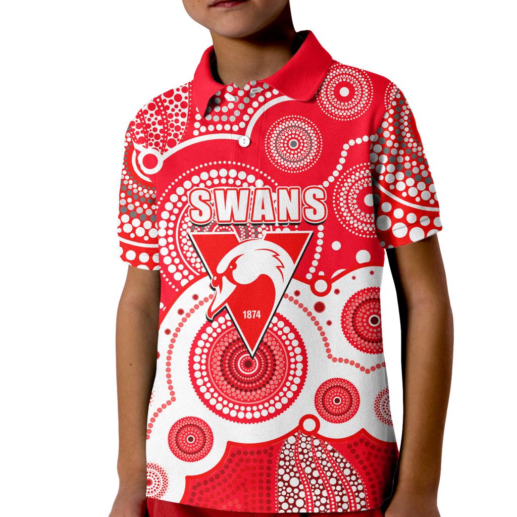 custom-personalised-and-number-swans-afl-kid-polo-shirt-aboriginal-patterns