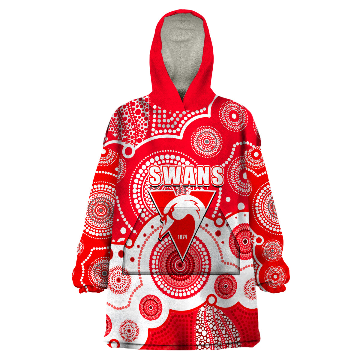 custom-personalised-and-number-swans-afl-wearable-blanket-hoodie-aboriginal-patterns