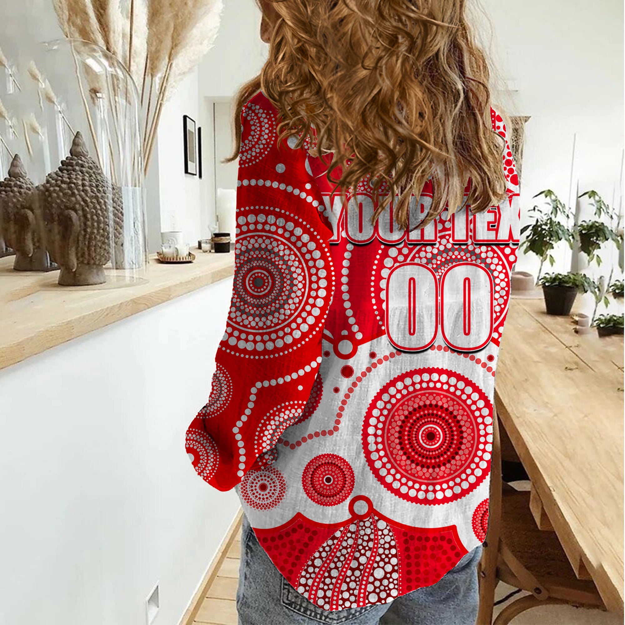 custom-personalised-and-number-swans-afl-women-casual-shirt-aboriginal-patterns