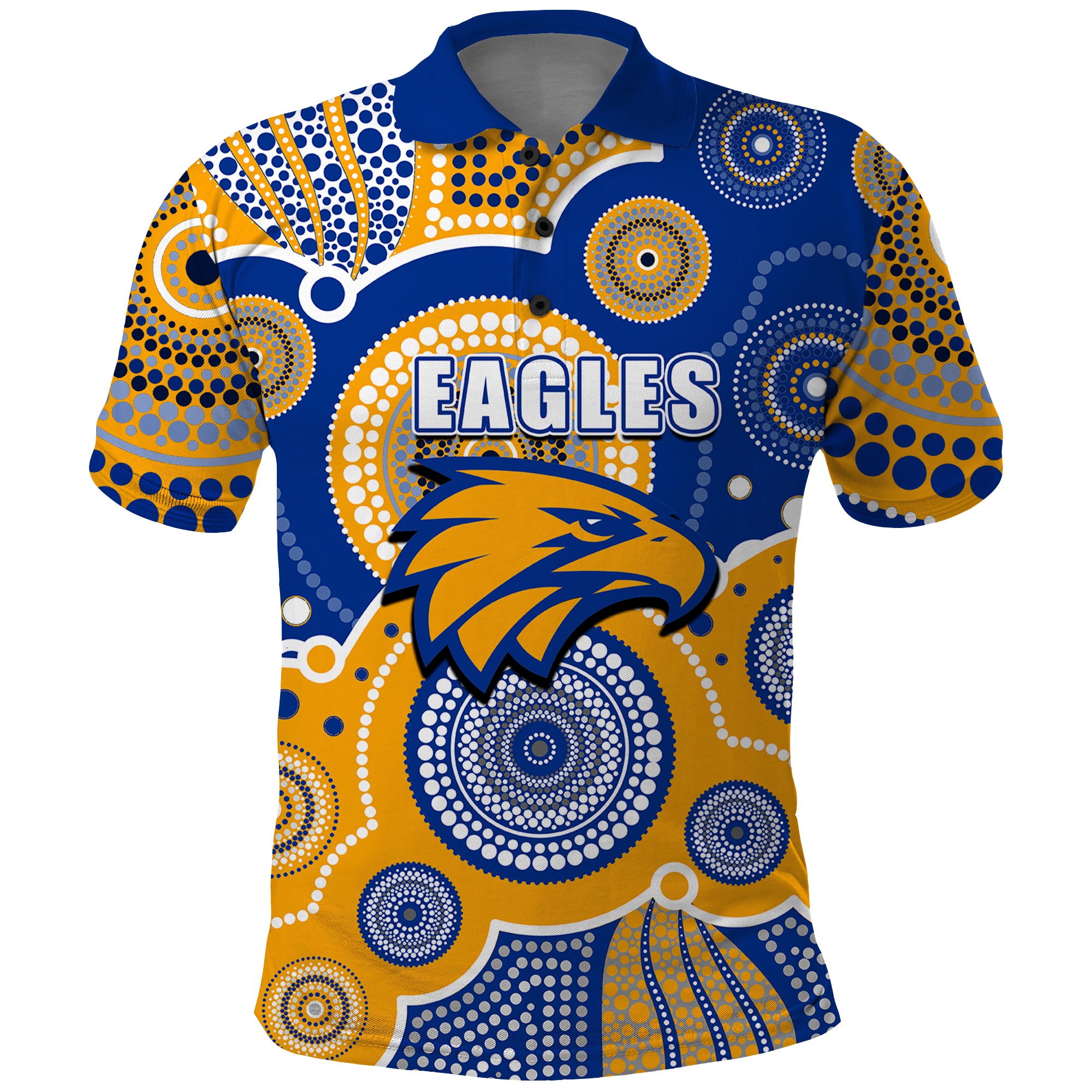 custom-personalised-and-number-eagles-afl-polo-shirt-aboriginal-patterns