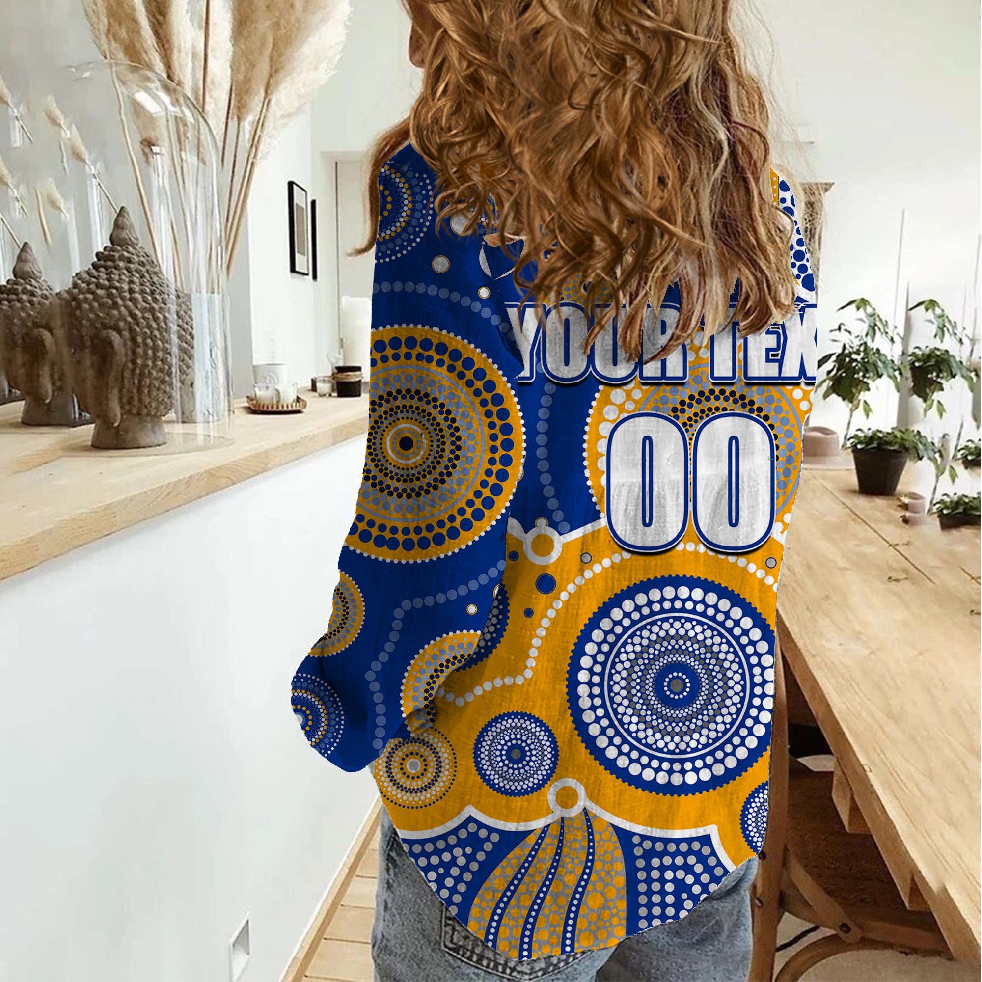 custom-personalised-and-number-eagles-afl-women-casual-shirt-aboriginal-patterns