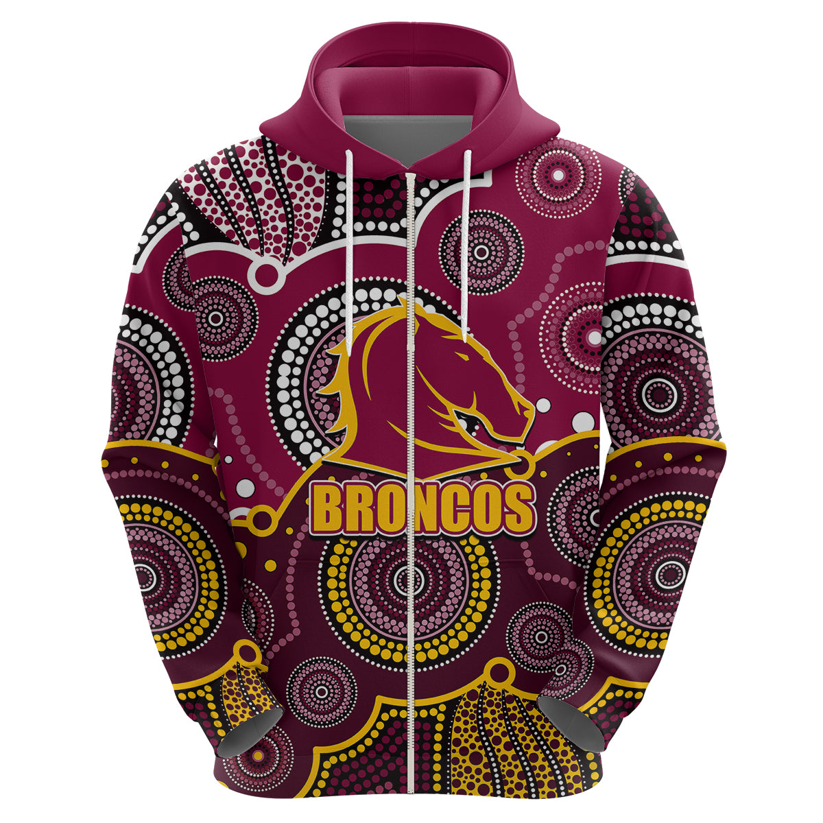 custom-personalised-and-number-broncos-nrl-hoodie-aboriginal-patterns